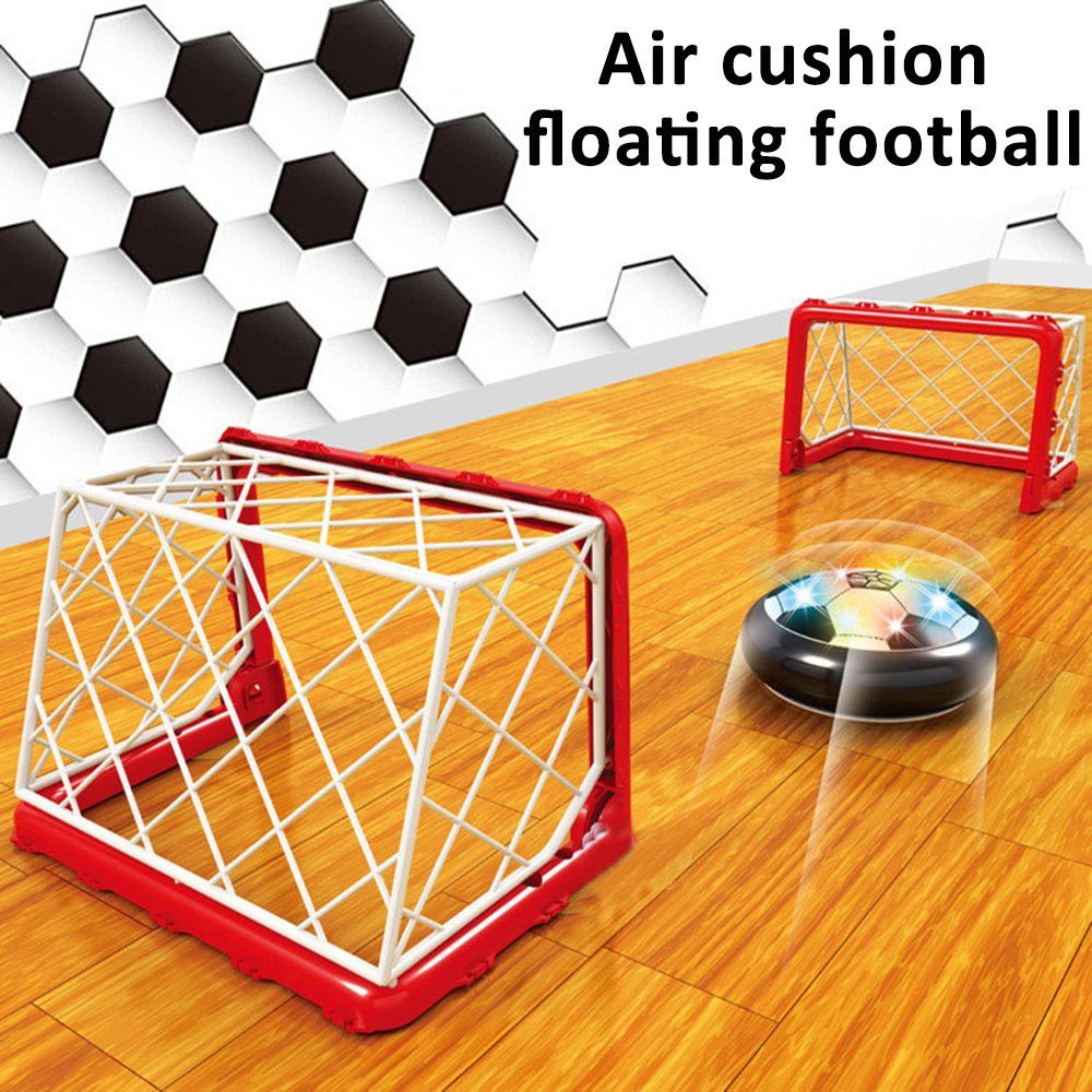 Wholesale Air Power Hover Ball Soccer Football with Foam Bumpers and Light Up LED Lights Black
